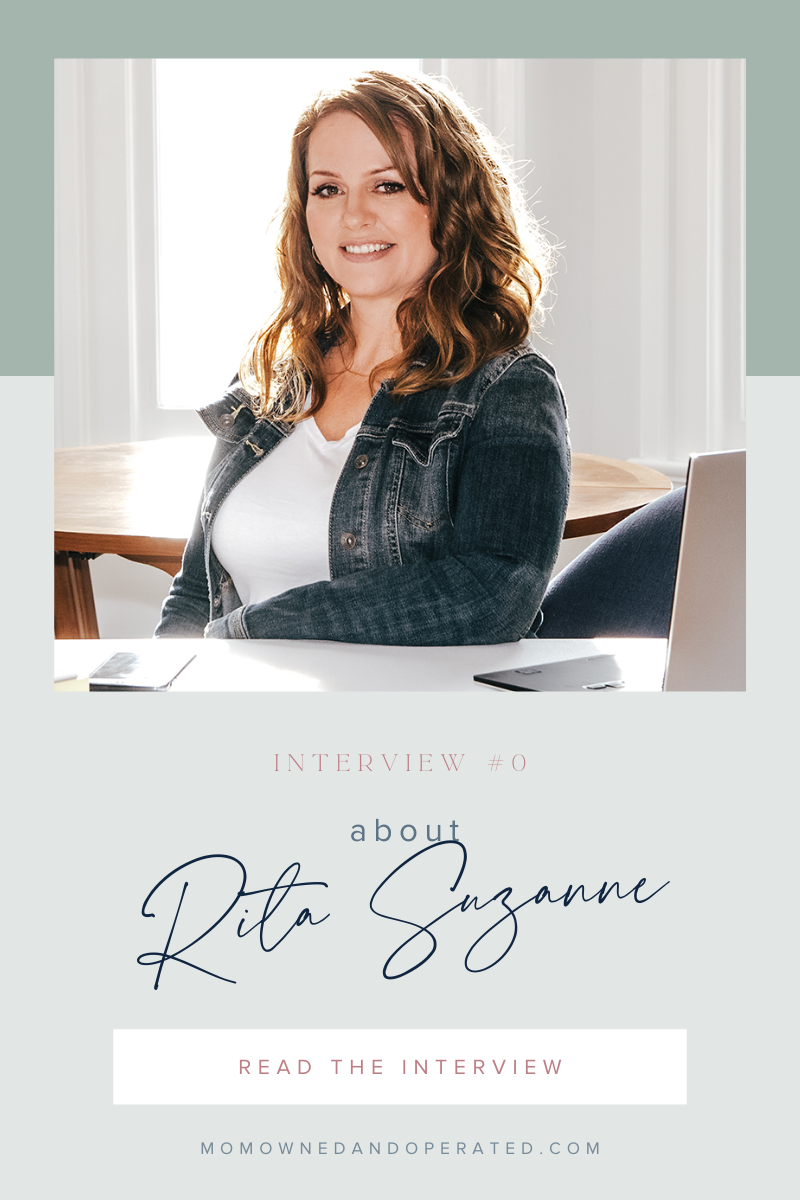 Rita Suzanne mom owned operated brand strategist